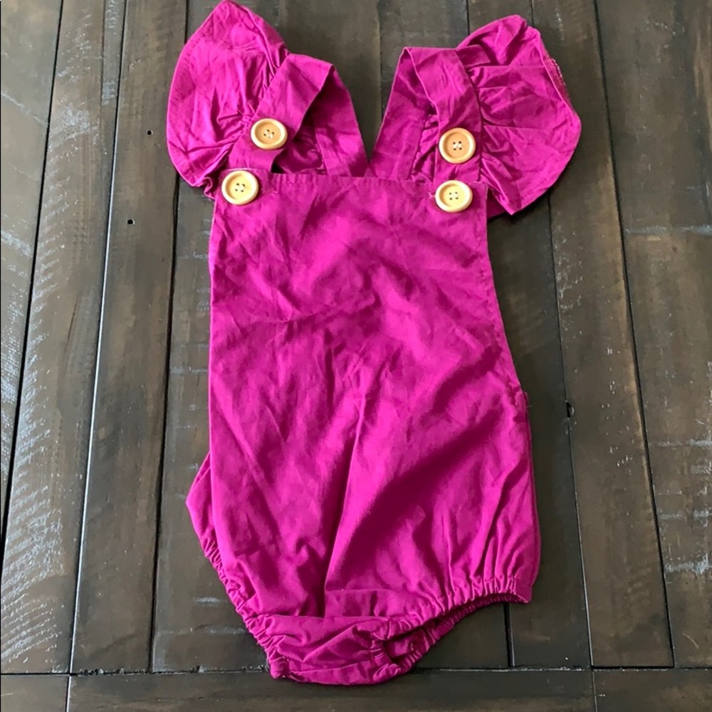 Baby Girl romper bodysuit made by Canis 3/6m
